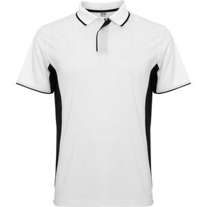 Roly Unisex Adult Montmelo Short-Sleeved Sports Polo Shirt / Solid Black